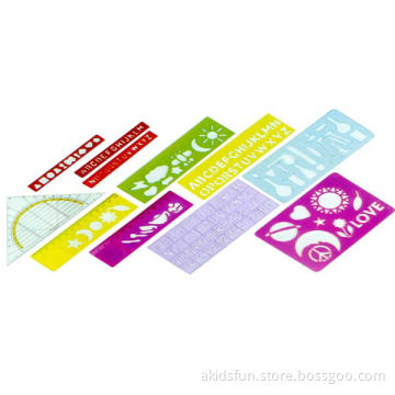 Ruler, Plastic Ruler, Transparent Plastic Ruer, Ruler with Magnifier